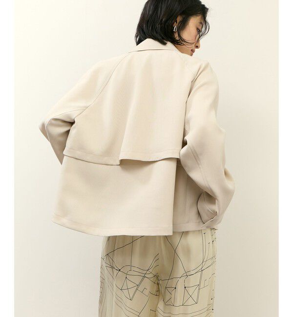 ADAM ET ROPE'「【サステナブル】アンブレラヨークブルゾン」|ブルゾン・スタジャン|