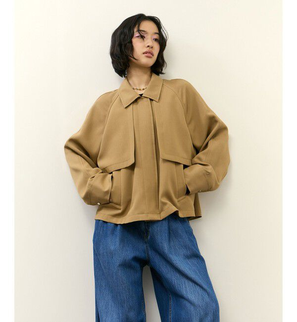 ADAM ET ROPE'「【サステナブル】アンブレラヨークブルゾン」|ブルゾン・スタジャン|