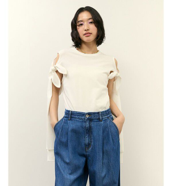 ADAM ET ROPE'「2WAYノットプルオーバー」|Tシャツ・カットソー|