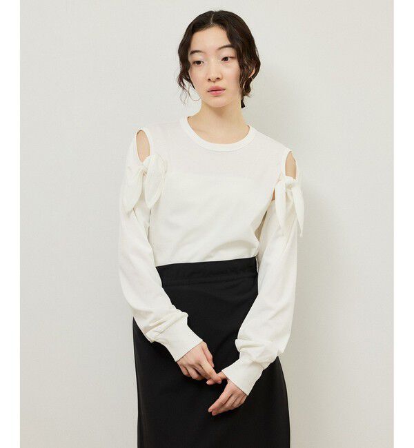 ADAM ET ROPE'「2WAYノットプルオーバー」|Tシャツ・カットソー|