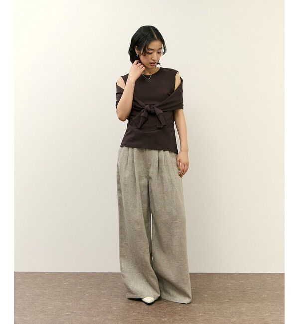 ADAM ET ROPE'「2WAYノットプルオーバー」|Tシャツ・カットソー|