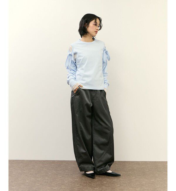 ADAM ET ROPE'「2WAYノットプルオーバー」|Tシャツ・カットソー|