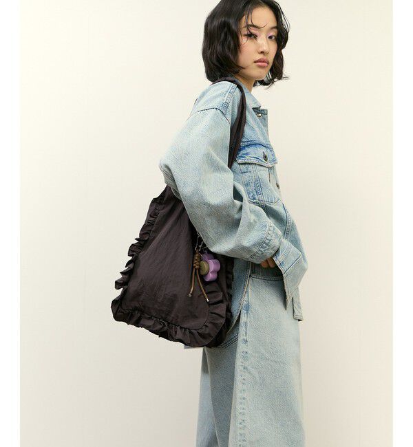 ADAM ET ROPE'「フリルトートバッグ」|トートバッグ|