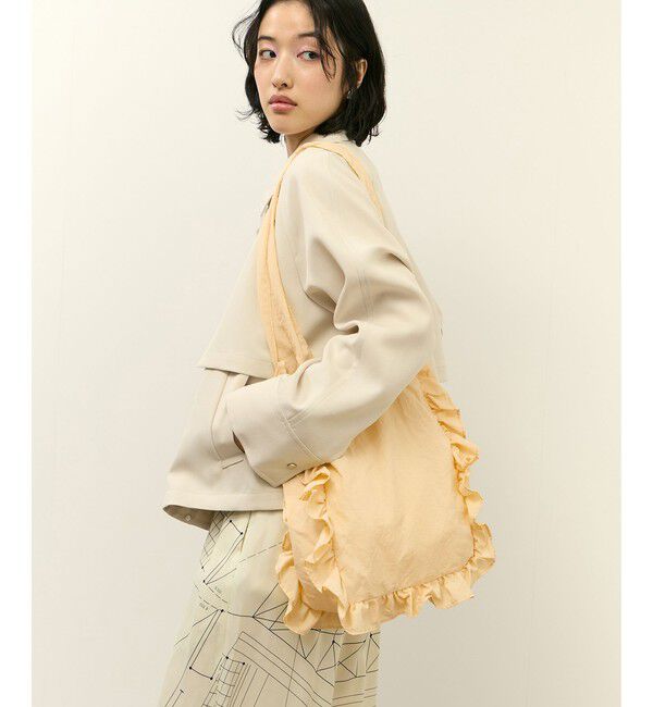 ADAM ET ROPE'「フリルトートバッグ」|トートバッグ|