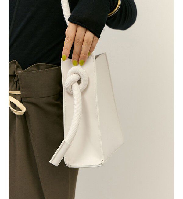 ADAM ET ROPE'「ノットデザインショルダーバッグ」|ショルダー・メッセンジャー|