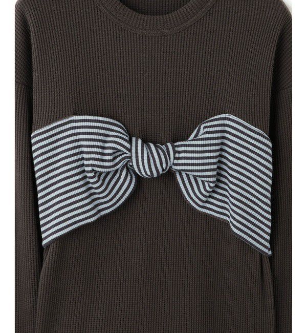 ADAM ET ROPE'「【WEB限定】ツイストビスチェドッキングプルオーバー」|Tシャツ・カットソー|