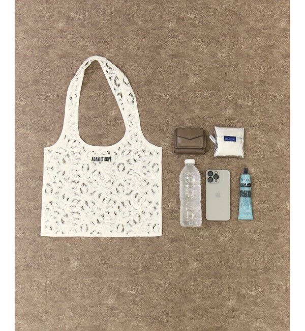 ADAM ET ROPE'「vintage stock lace tote bag」|トートバッグ|