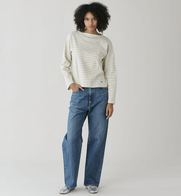 ORCIVAL「ORCIVAL | コットンロード ボートネック クロップドバスクTシャツ WOMEN」|Tシャツ・カットソー|