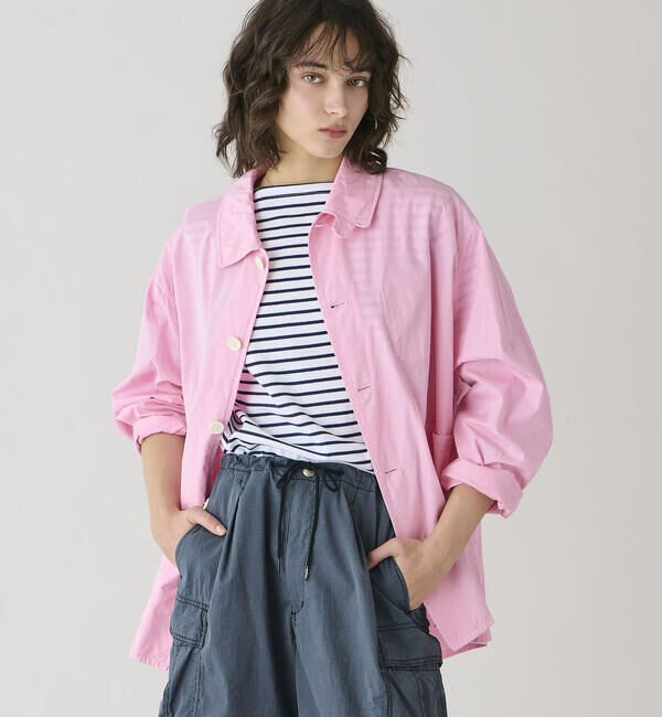 ORCIVAL「ORCIVAL | コットンロード ボートネック クロップドバスクTシャツ WOMEN」|Tシャツ・カットソー|