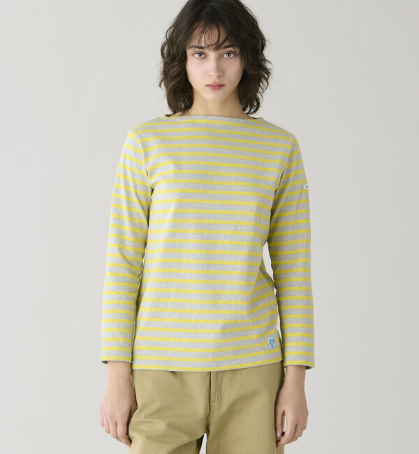 ORCIVAL「ORCIVAL | コットンロード ボートネック フレンチバスクTシャツ WOMEN」|Tシャツ・カットソー|