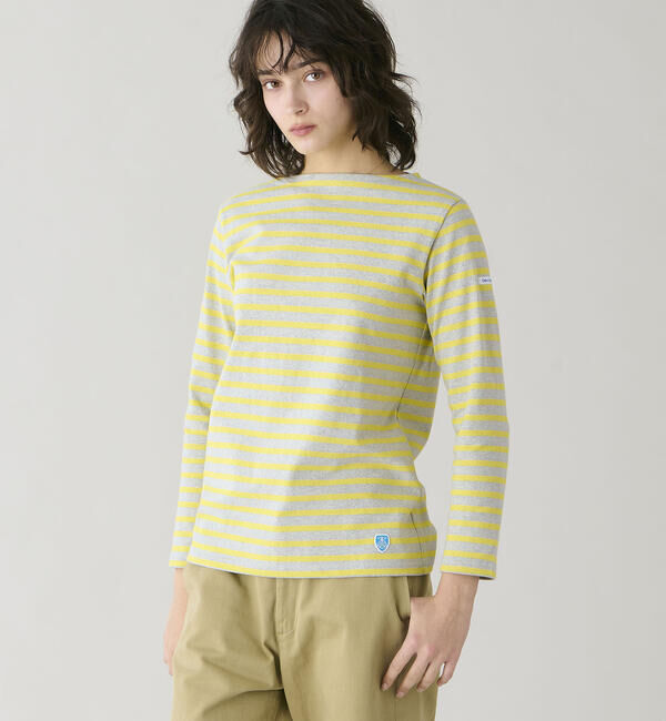 ORCIVAL「ORCIVAL | コットンロード ボートネック フレンチバスクTシャツ WOMEN」|Tシャツ・カットソー|