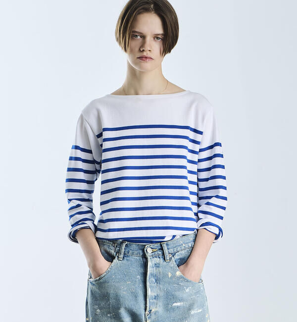 ORCIVAL「ORCIVAL | ラッセル ボートネック フレンチセーラーTシャツ WOMEN」|Tシャツ・カットソー|