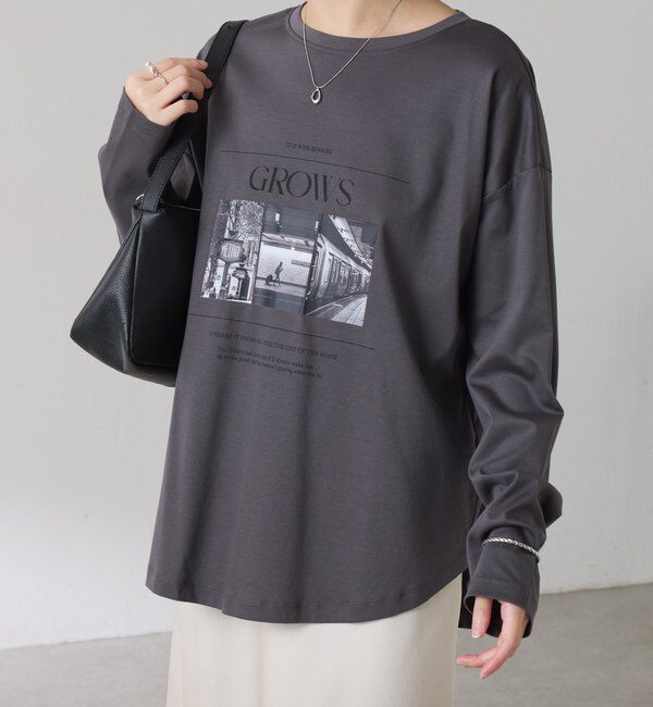  「モノクロフォトロゴロンT」|Tシャツ・カットソー|