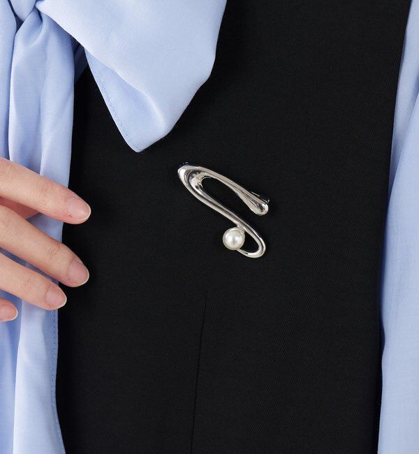  「【PAPILLONNER/パピヨネ】パールニュアンスブローチ」|リング|