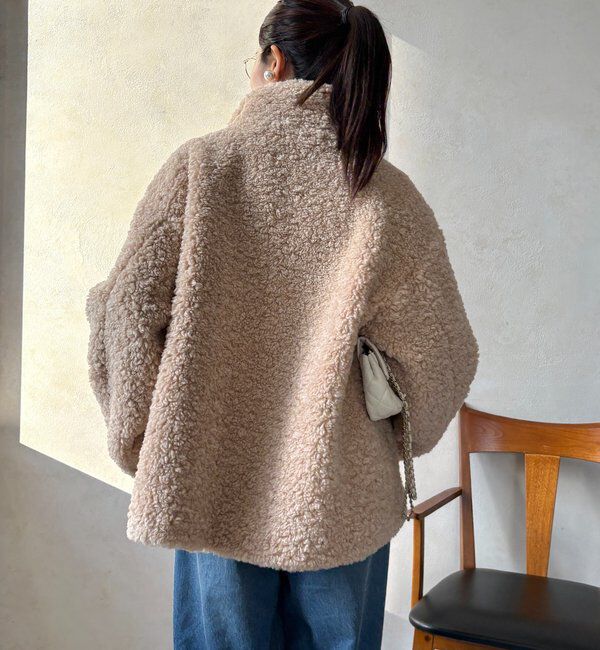  「【インフルエンサーOKOCHI企画】ボアブルゾン」|その他|