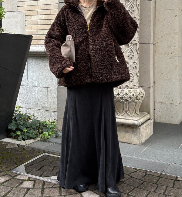  「【インフルエンサーOKOCHI企画】ボアブルゾン」|その他|