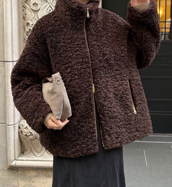  「【インフルエンサーOKOCHI企画】ボアブルゾン」|その他|