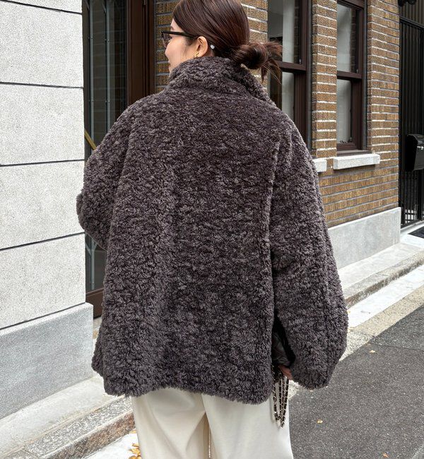  「【インフルエンサーOKOCHI企画】ボアブルゾン」|その他|