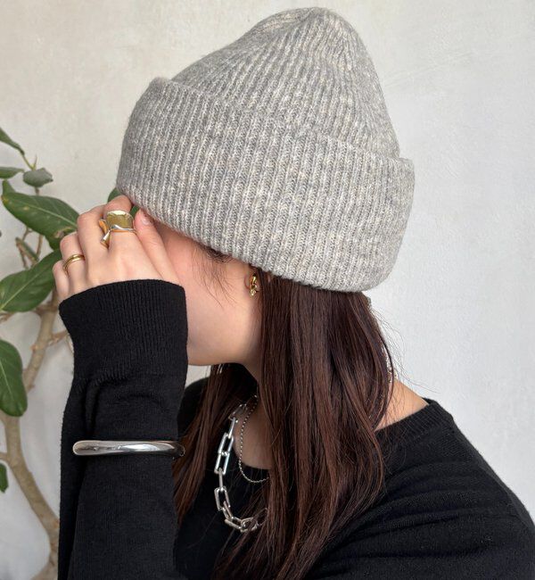  「メランジリブニットワッチ」|ハット|