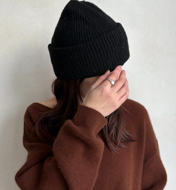  「メランジリブニットワッチ」|ハット|