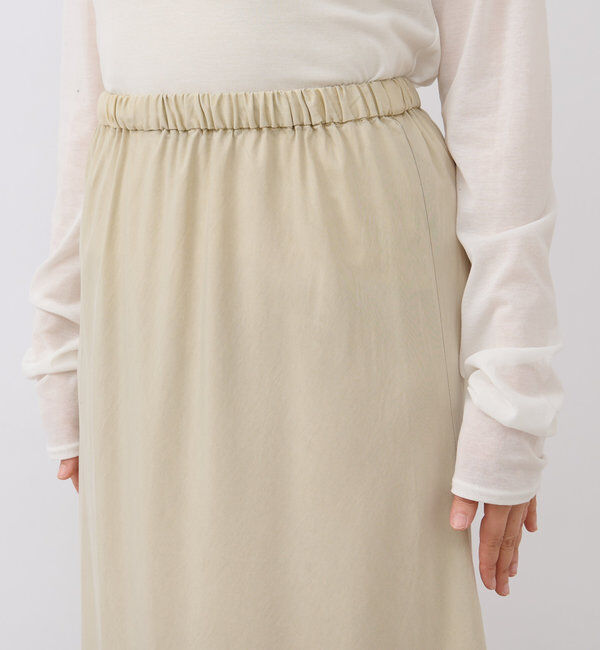  「【セットアップ可】ガーメントダイバイヤススカート」|スカート|