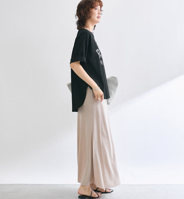  「【セットアップ可】ガーメントダイバイヤススカート」|スカート|