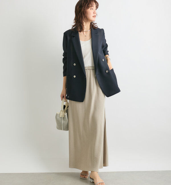  「【セットアップ可】ガーメントダイバイヤススカート」|スカート|