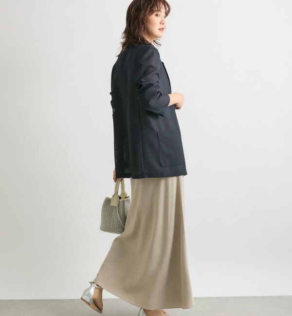  「【セットアップ可】ガーメントダイバイヤススカート」|スカート|