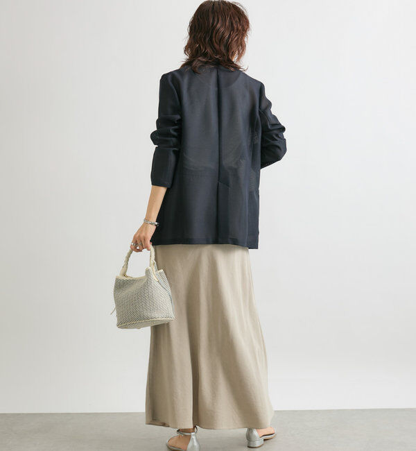  「【セットアップ可】ガーメントダイバイヤススカート」|スカート|