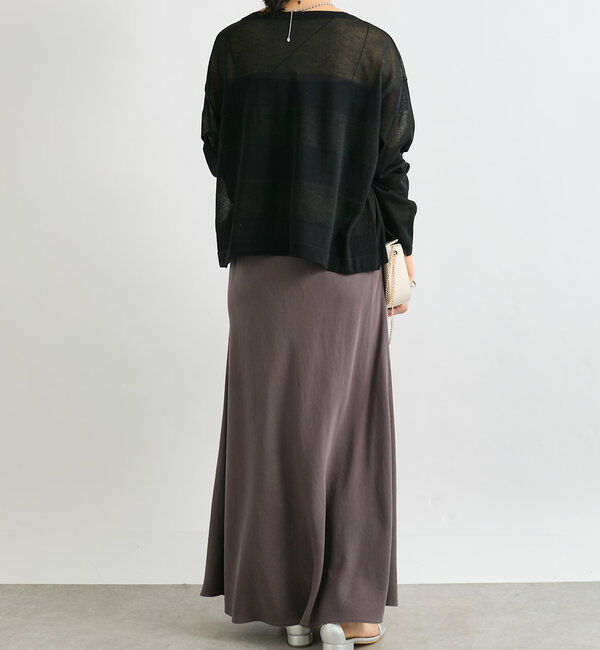  「【セットアップ可】ガーメントダイバイヤススカート」|スカート|