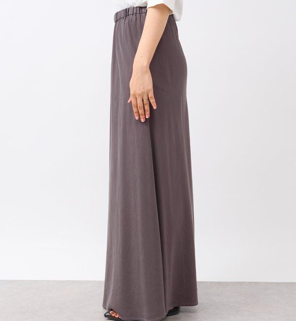  「【セットアップ可】ガーメントダイバイヤススカート」|スカート|