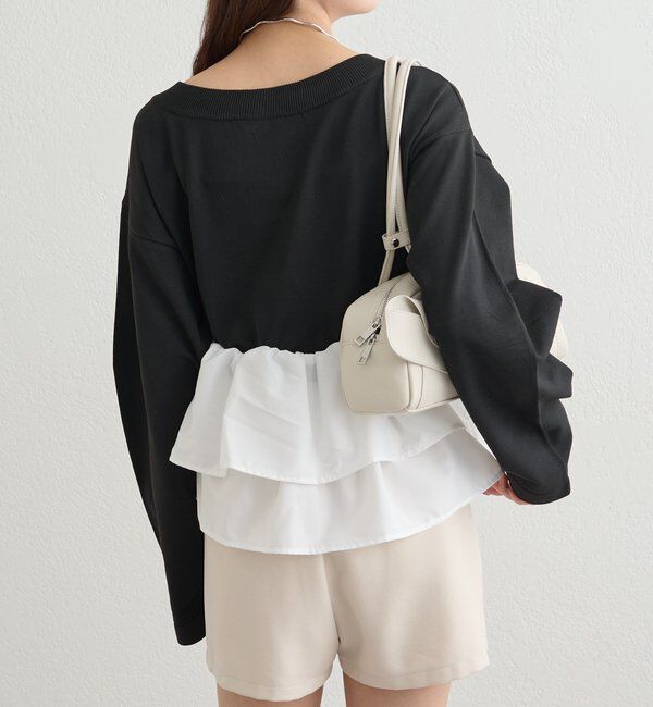  「ペプラムヘンリーニット」|ニット・セーター|