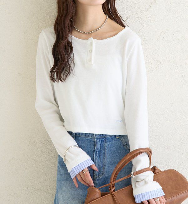  「ヘンリーネックチビロンT」|Tシャツ・カットソー|