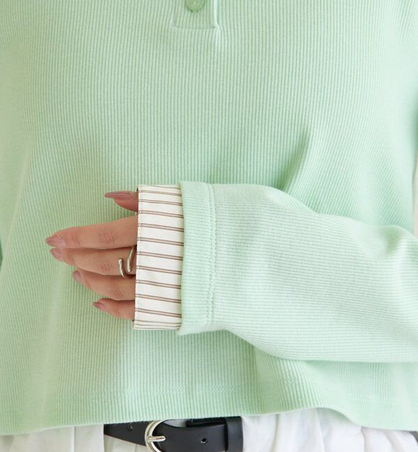  「ヘンリーネックチビロンT」|Tシャツ・カットソー|