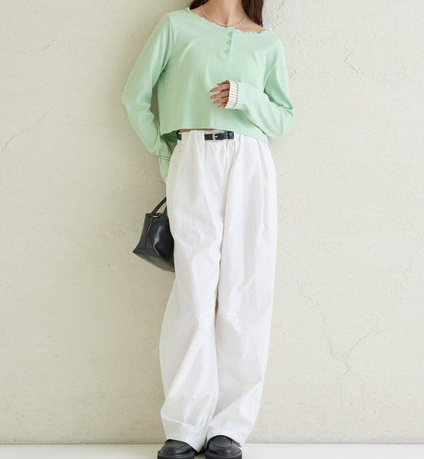  「ヘンリーネックチビロンT」|Tシャツ・カットソー|