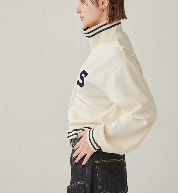  「S LOGO COMPACT STAND JERSEY」|ブルゾン・スタジャン|