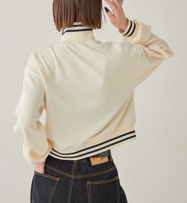  「S LOGO COMPACT STAND JERSEY」|ブルゾン・スタジャン|