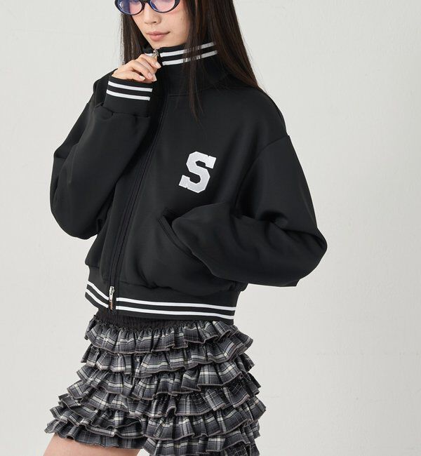  「S LOGO COMPACT STAND JERSEY」|ブルゾン・スタジャン|