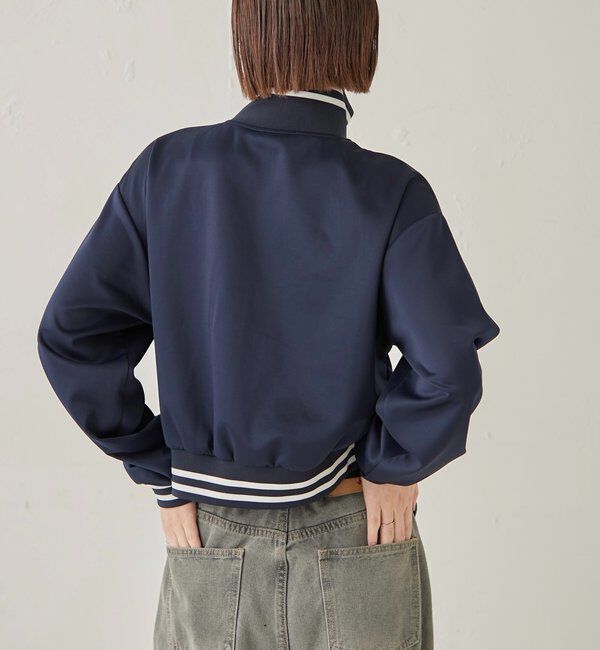  「S LOGO COMPACT STAND JERSEY」|ブルゾン・スタジャン|