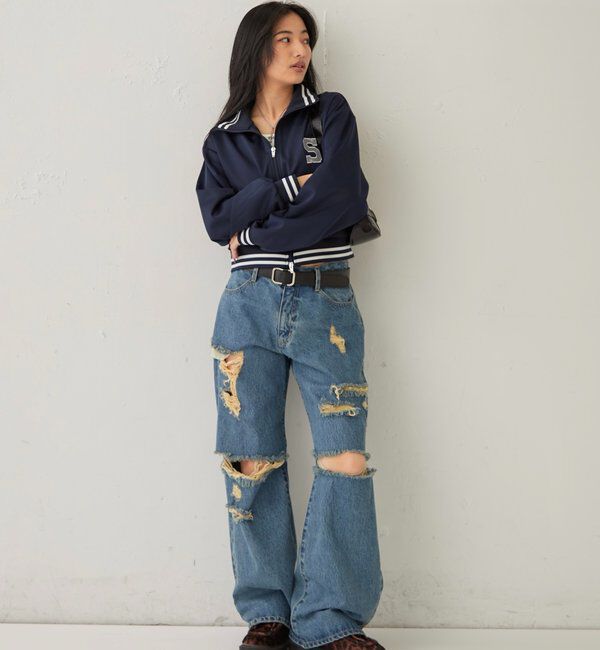  「S LOGO COMPACT STAND JERSEY」|ブルゾン・スタジャン|