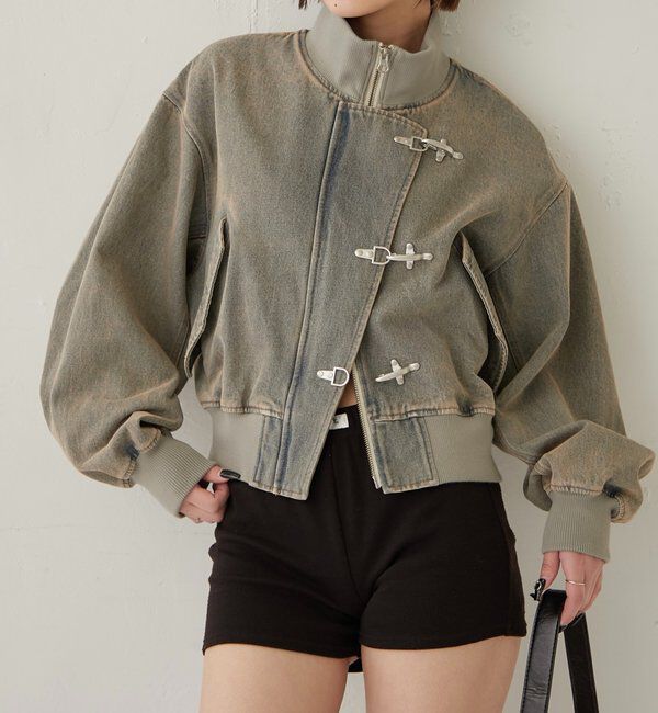  「FIREMAN SHORT BLOUSON(LEATHER/DENIM)」|ブルゾン・スタジャン|