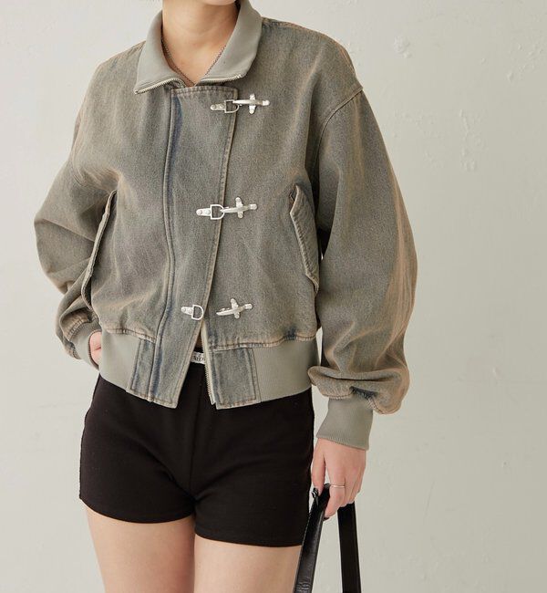  「FIREMAN SHORT BLOUSON(LEATHER/DENIM)」|ブルゾン・スタジャン|