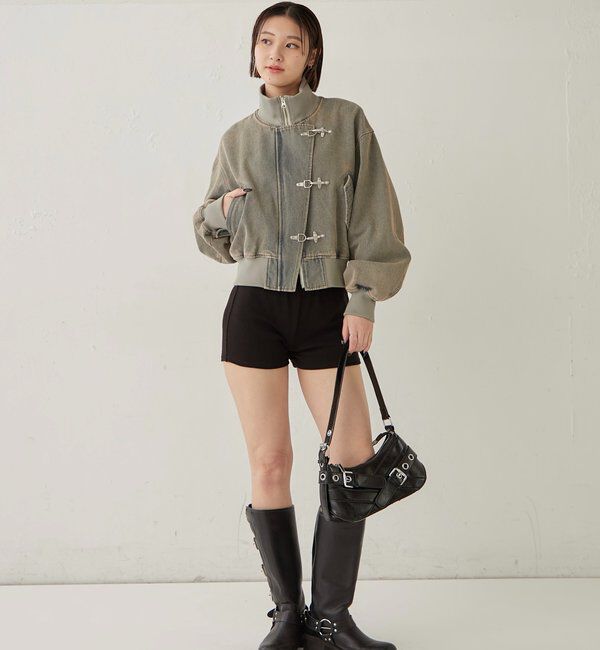  「FIREMAN SHORT BLOUSON(LEATHER/DENIM)」|ブルゾン・スタジャン|