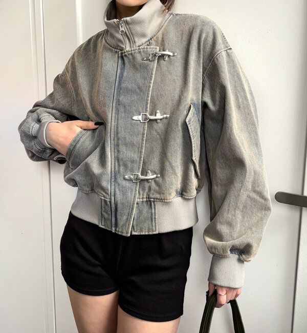  「FIREMAN SHORT BLOUSON(LEATHER/DENIM)」|ブルゾン・スタジャン|