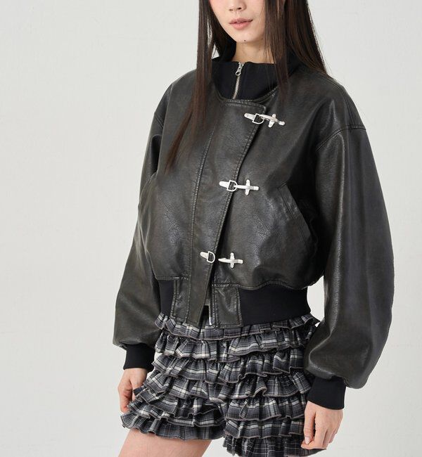  「FIREMAN SHORT BLOUSON(LEATHER/DENIM)」|ブルゾン・スタジャン|