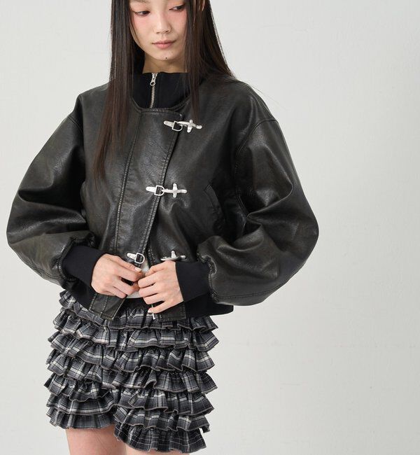  「FIREMAN SHORT BLOUSON(LEATHER/DENIM)」|ブルゾン・スタジャン|