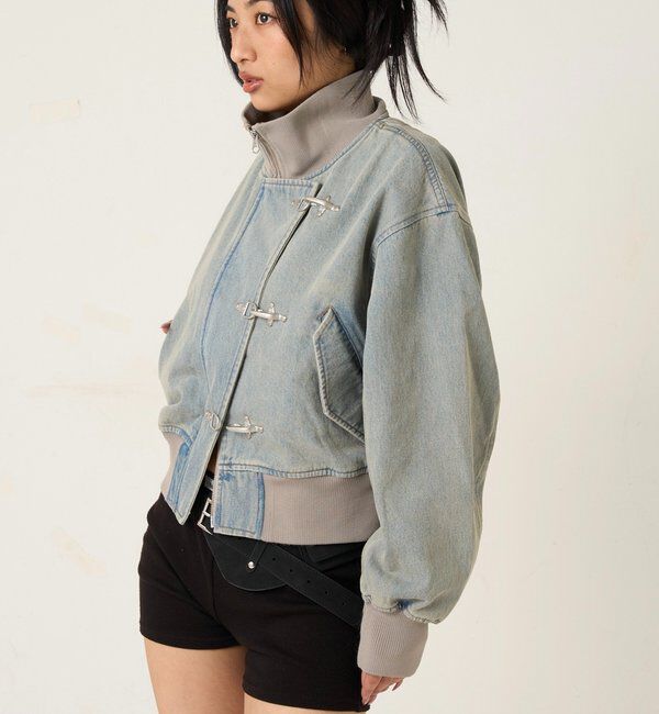  「FIREMAN SHORT BLOUSON(LEATHER/DENIM)」|ブルゾン・スタジャン|