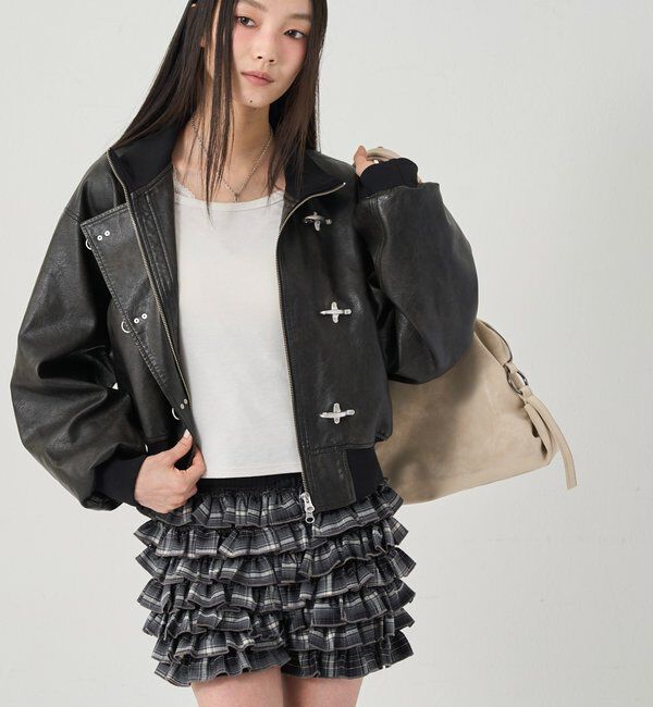  「FIREMAN SHORT BLOUSON(LEATHER/DENIM)」|ブルゾン・スタジャン|