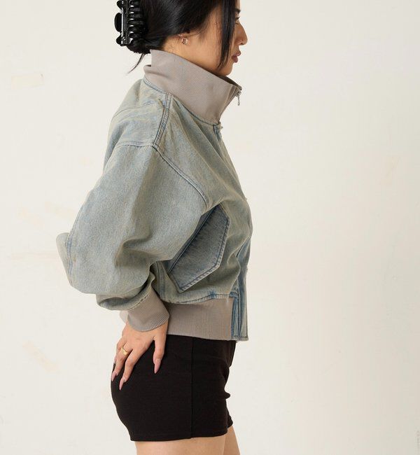  「FIREMAN SHORT BLOUSON(LEATHER/DENIM)」|ブルゾン・スタジャン|