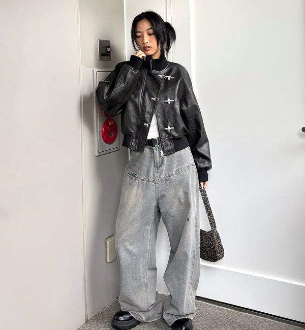  「FIREMAN SHORT BLOUSON(LEATHER/DENIM)」|ブルゾン・スタジャン|